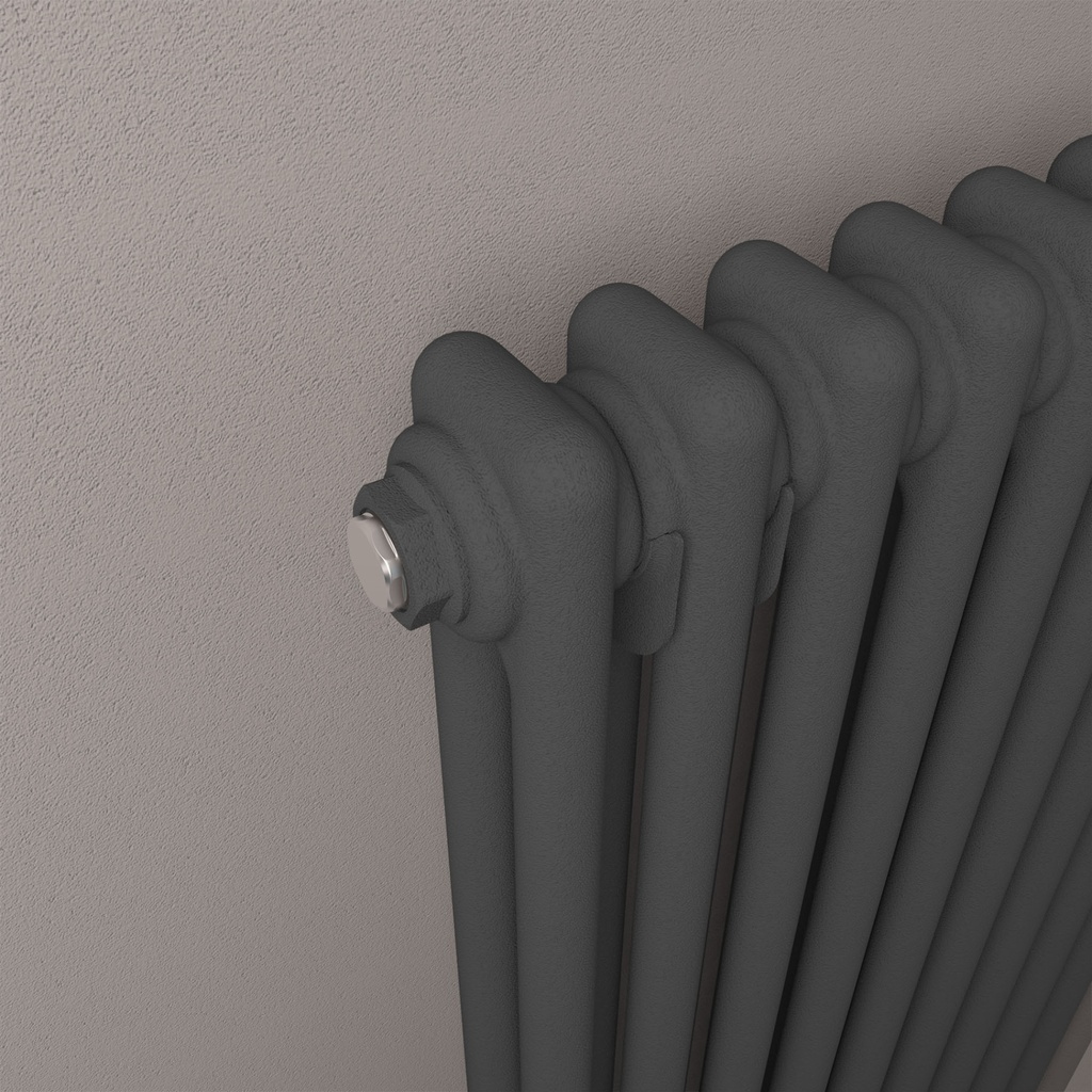 Imperia 2 Column Radiator 1800 x 650mm - Matt Anthracite-2