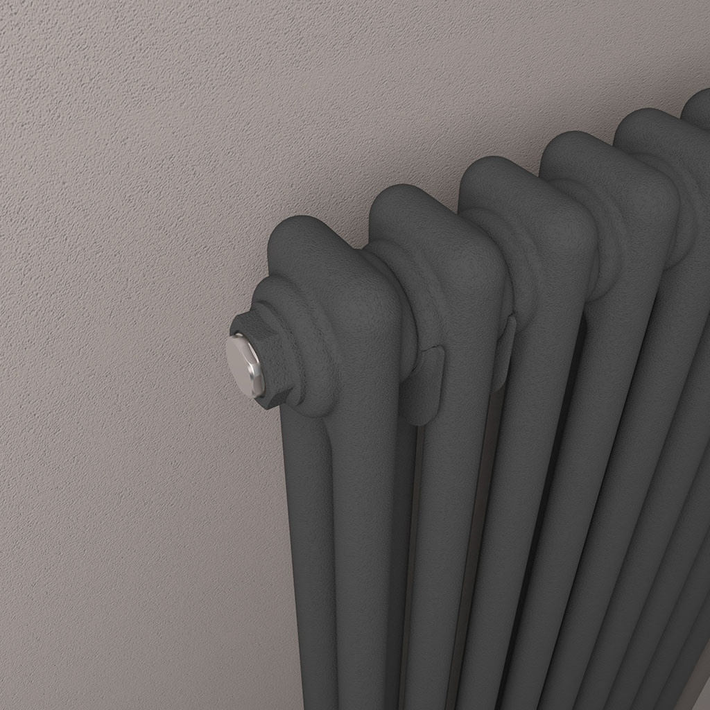 Imperia 2 Column Radiator 300 x 1370mm - Matt Anthracite-2