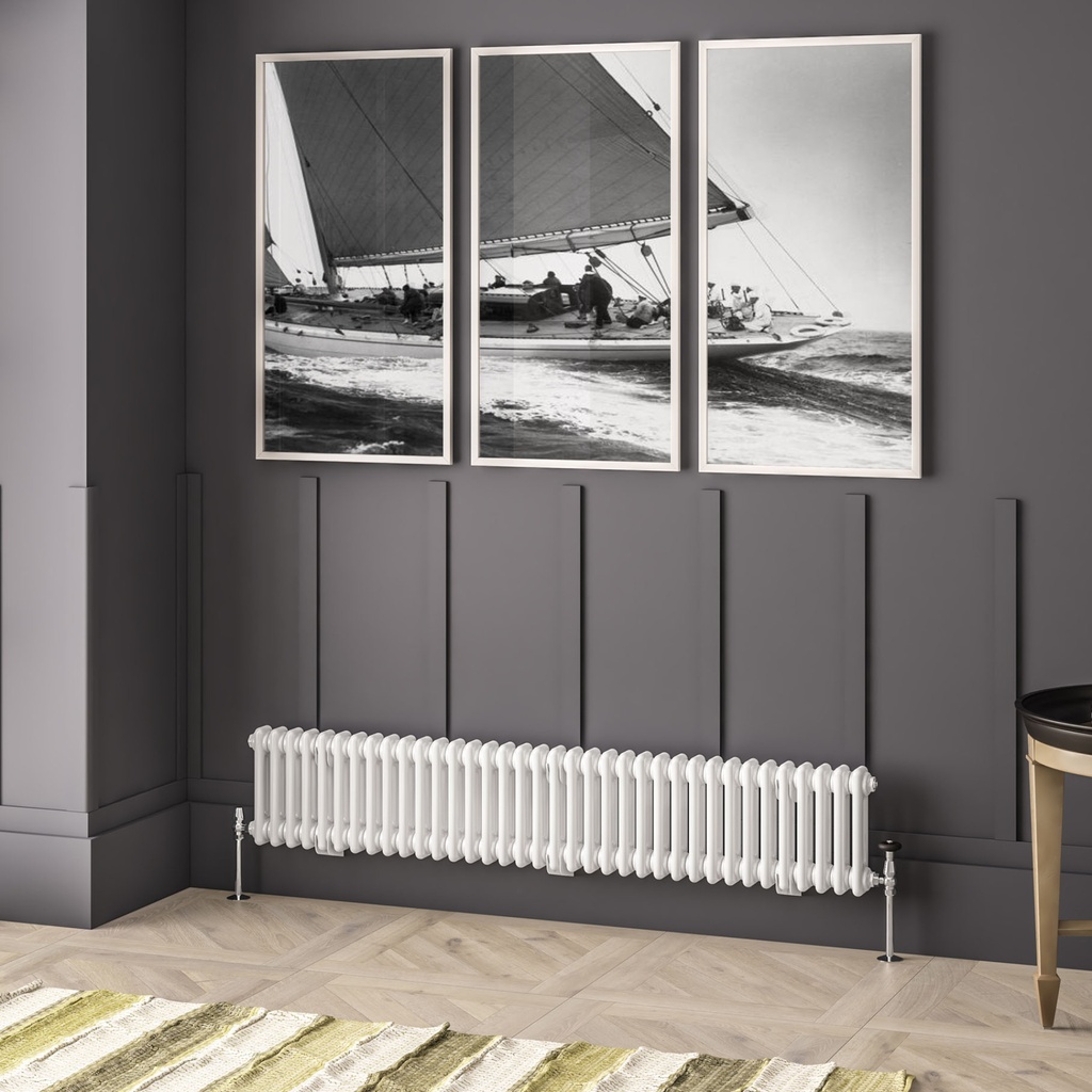 Imperia 2 Column Radiator 300 x 1640mm - Gloss White-1