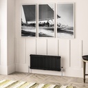 Imperia 2 Column Radiator 450 x 1010mm - Matt Black-1
