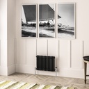 Imperia 2 Column Radiator 450 x 605mm - Matt Black-1