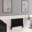 Imperia 2 Column Radiator 600 x 1010mm - Matt Black-1