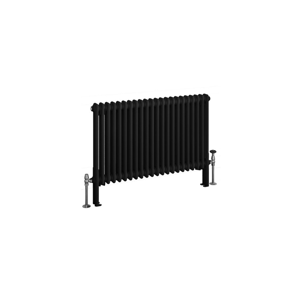 Imperia 2 Column Radiator 600 x 1010mm - Matt Black-2
