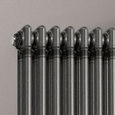 Imperia 2 Column Radiator 600 x 1145mm - Bare Metal-2