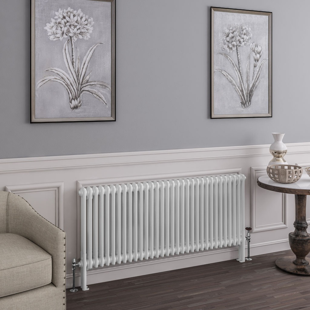 Imperia 2 Column Radiator 600 x 1460mm - Gloss White-1