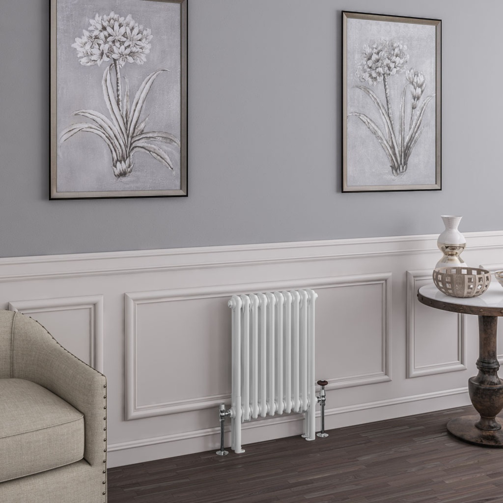 Imperia 2 Column Radiator 600 x 470mm - Gloss White-1