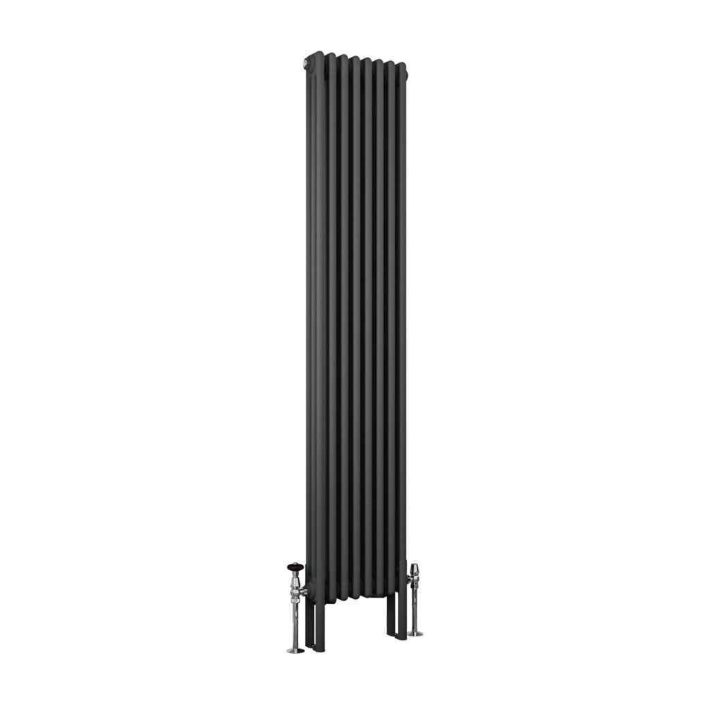 Imperia 3 Column Radiator 1800 x 380mm - Matt Anthracite-1