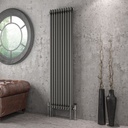 Imperia 3 Column Radiator 1800 x 470mm - Bare Metal-1
