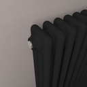 Imperia 3 Column Radiator 1800 x 470mm - Matt Black-2