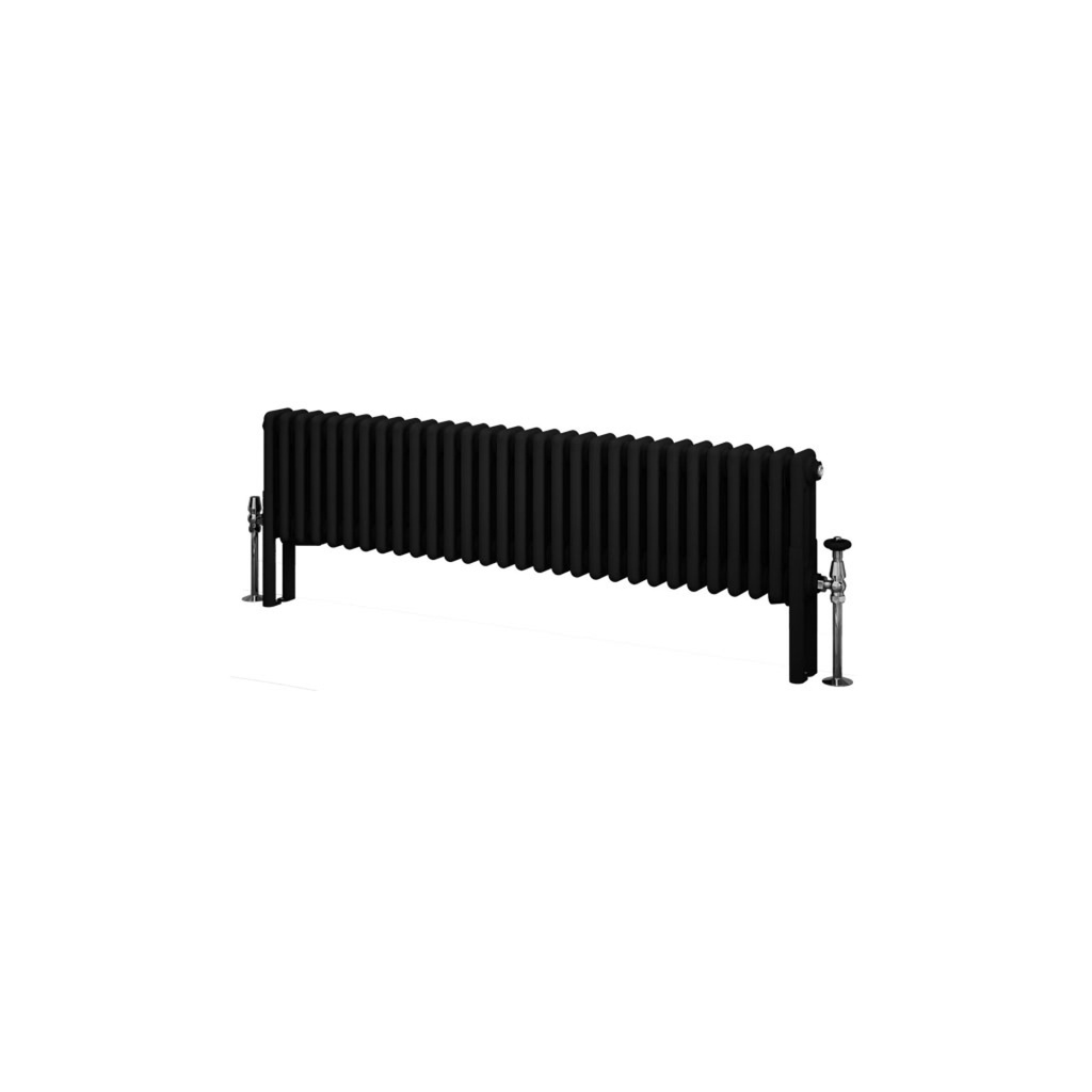 Imperia 3 Column Radiator 300 x 1370mm - Matt Black-1