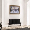 Imperia 3 Column Radiator 450 x 1010mm - Matt Black-1
