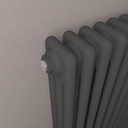 Imperia 3 Column Radiator 450 x 1145mm - Matt Anthracite-2