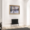 Imperia 3 Column Radiator 450 x 605mm - Matt Black-1