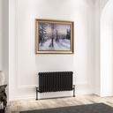 Imperia 3 Column Radiator 450 x 830mm - Matt Black-1