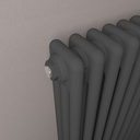 Imperia 3 Column Radiator 600 x 1010mm - Matt Anthracite-2