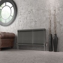 Imperia 3 Column Radiator 600 x 1145mm - Bare Metal-1