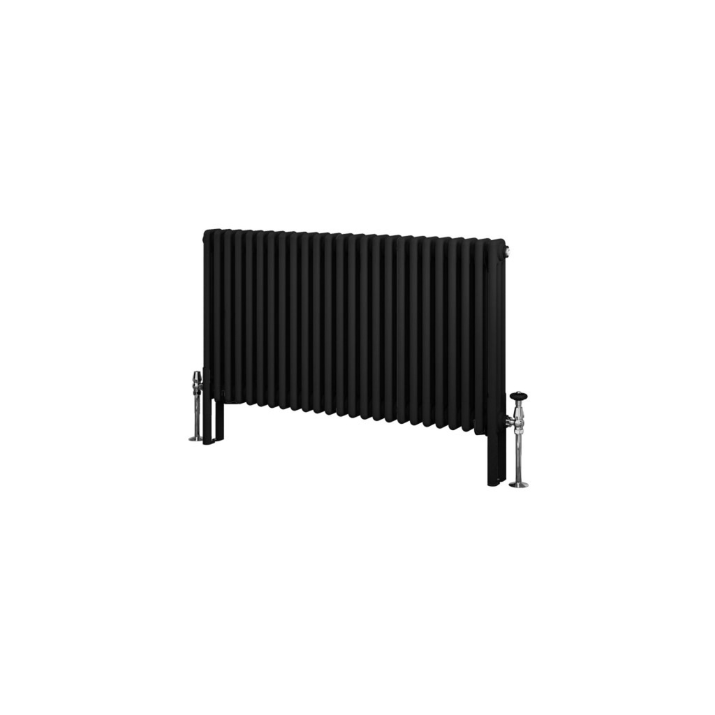 Imperia 3 Column Radiator 600 x 1145mm - Matt Black-1