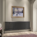 Imperia 3 Column Radiator 600 x 1820mm - Matt Anthracite-1