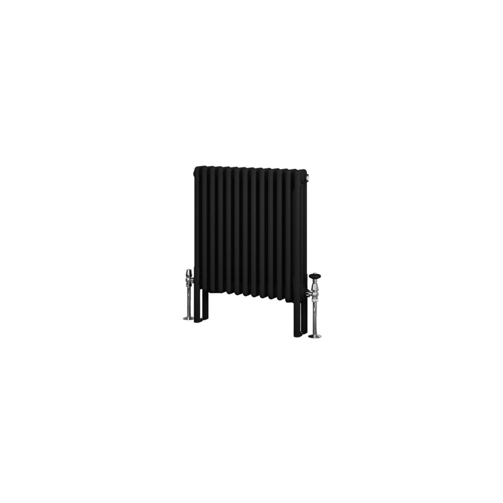 Imperia 3 Column Radiator 600 x 605mm - Matt Black-1