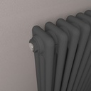 Imperia 3 Column Radiator 600 x 830mm - Matt Anthracite-2