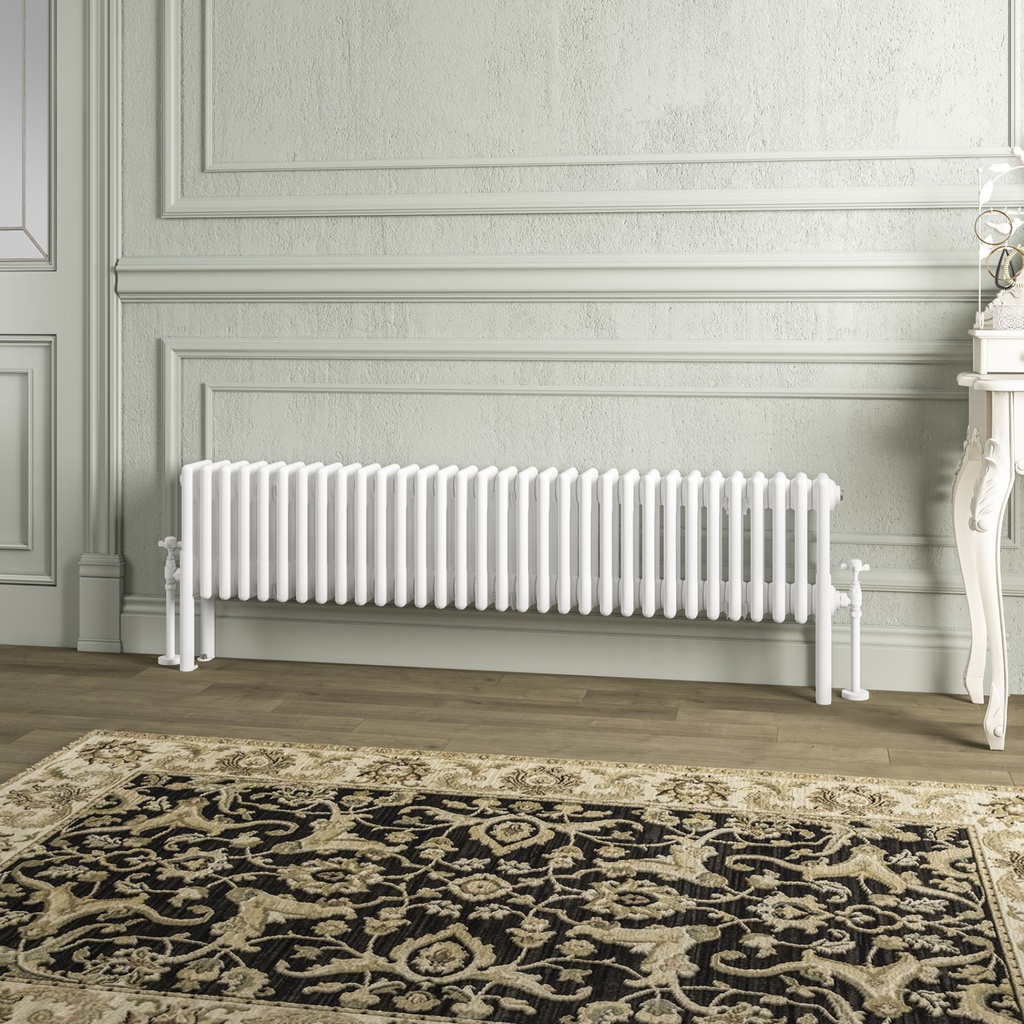 Imperia 4 Column Radiator 300 x 1460mm - Gloss White-2