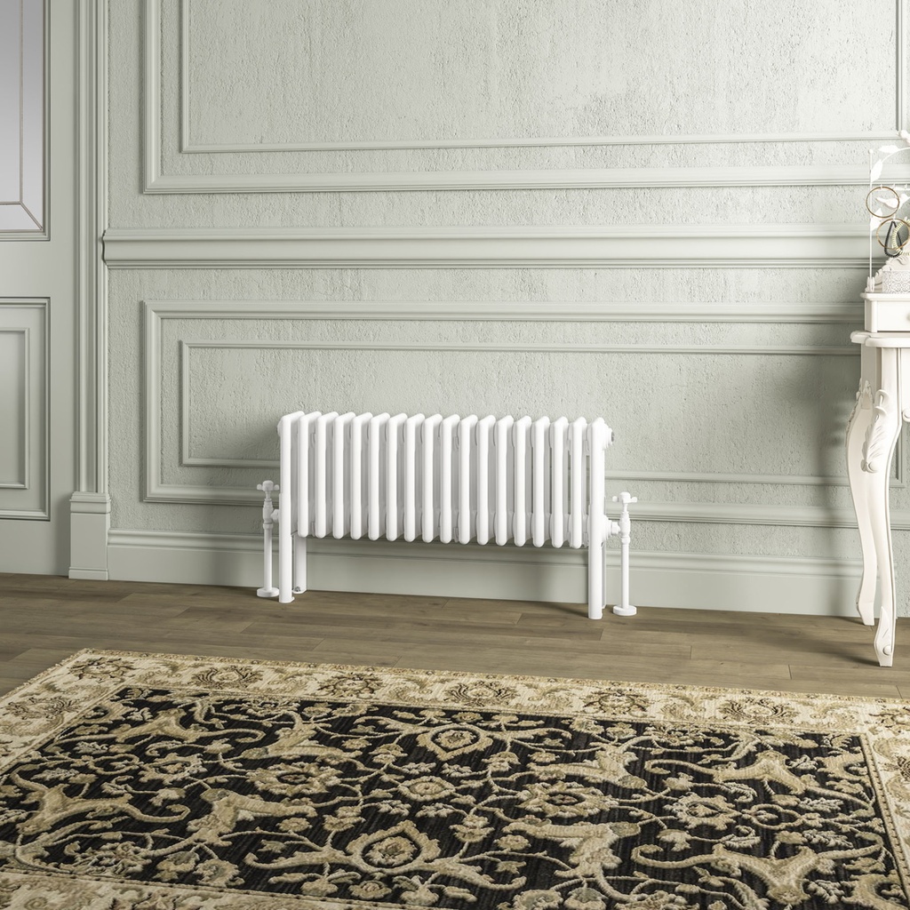 Imperia 4 Column Radiator 300 x 830mm - Gloss White-2
