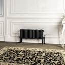 Imperia 4 Column Radiator 300 x 830mm - Matt Black-1