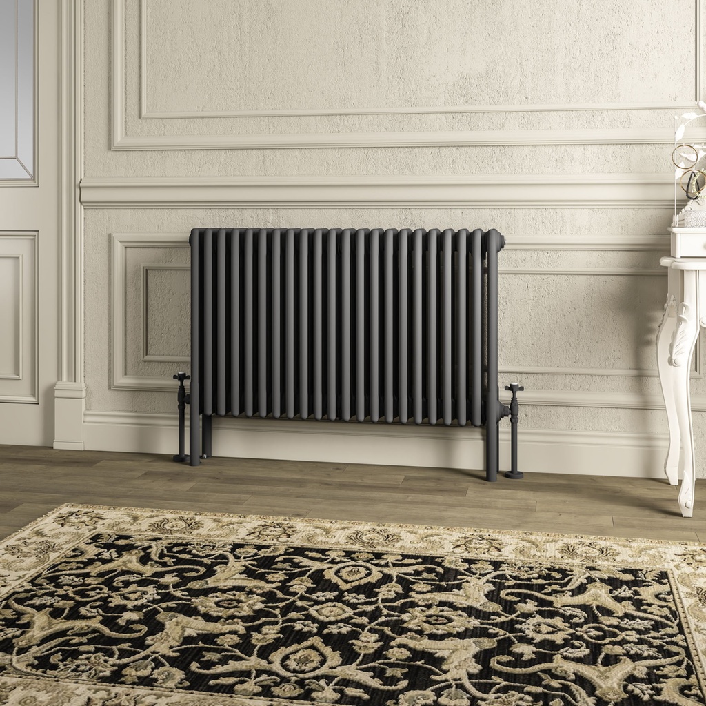Imperia 4 Column Radiator 600 x 1010mm - Matt Anthracite-1