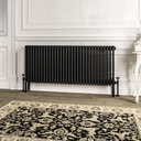 Imperia 4 Column Radiator 600 x 1460mm - Matt Black-1