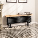 Imperia 6 Column Bench Radiator 480 x 1200mm - Matt Black-1