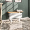 Imperia 6 Column Bench Radiator 480 x 850mm - Gloss White-1