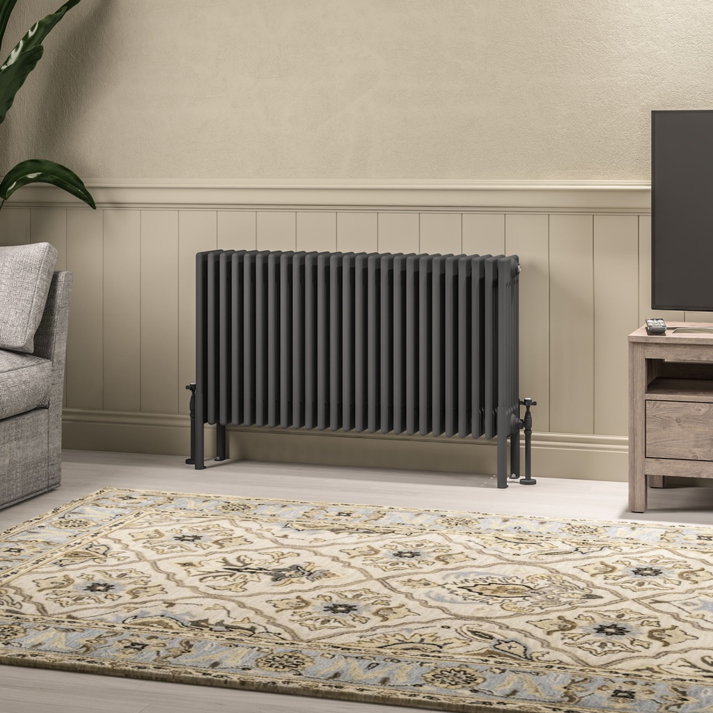 Imperia 6 Column Radiator 600 x 1145mm - Matt Anthracite-1