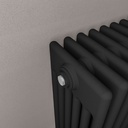 Imperia 6 Column Radiator 600 x 1145mm - Matt Black-2
