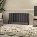 Imperia 6 Column Radiator 600 x 1370mm - Matt Anthracite-1