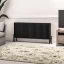 Imperia 6 Column Radiator 600 x 1460mm - Matt Black-1