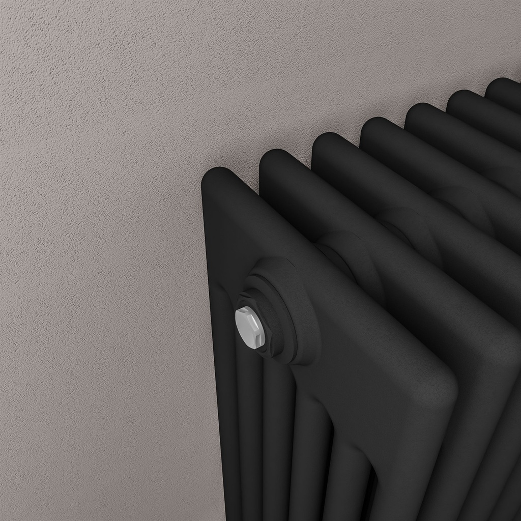 Imperia 6 Column Radiator 600 x 1460mm - Matt Black-2