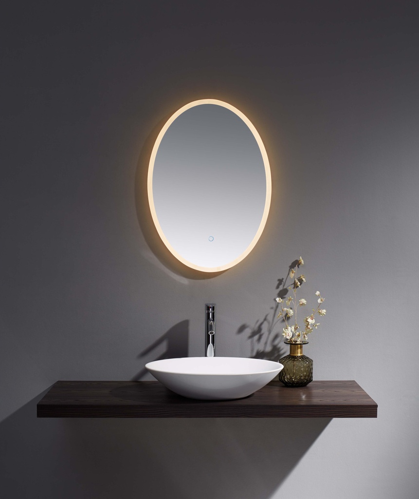 Kartell K-VIT Burleigh 700 x 500mm Oval with White Acrylic Edge-4