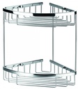 Solid Brass Double Corner Rack-1