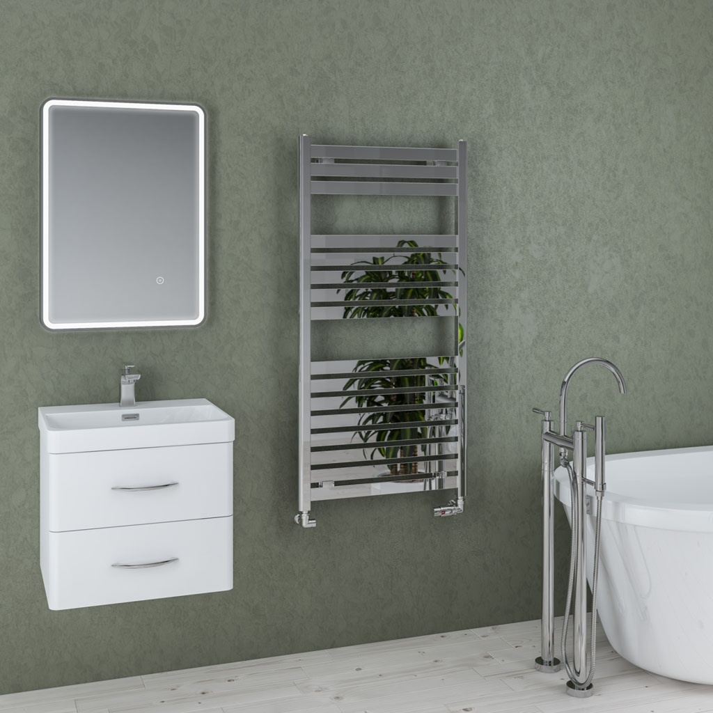 Staverton 1200 x 600mm - Chrome-1