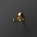 Stockholm Single Hook - Polished Brass-1