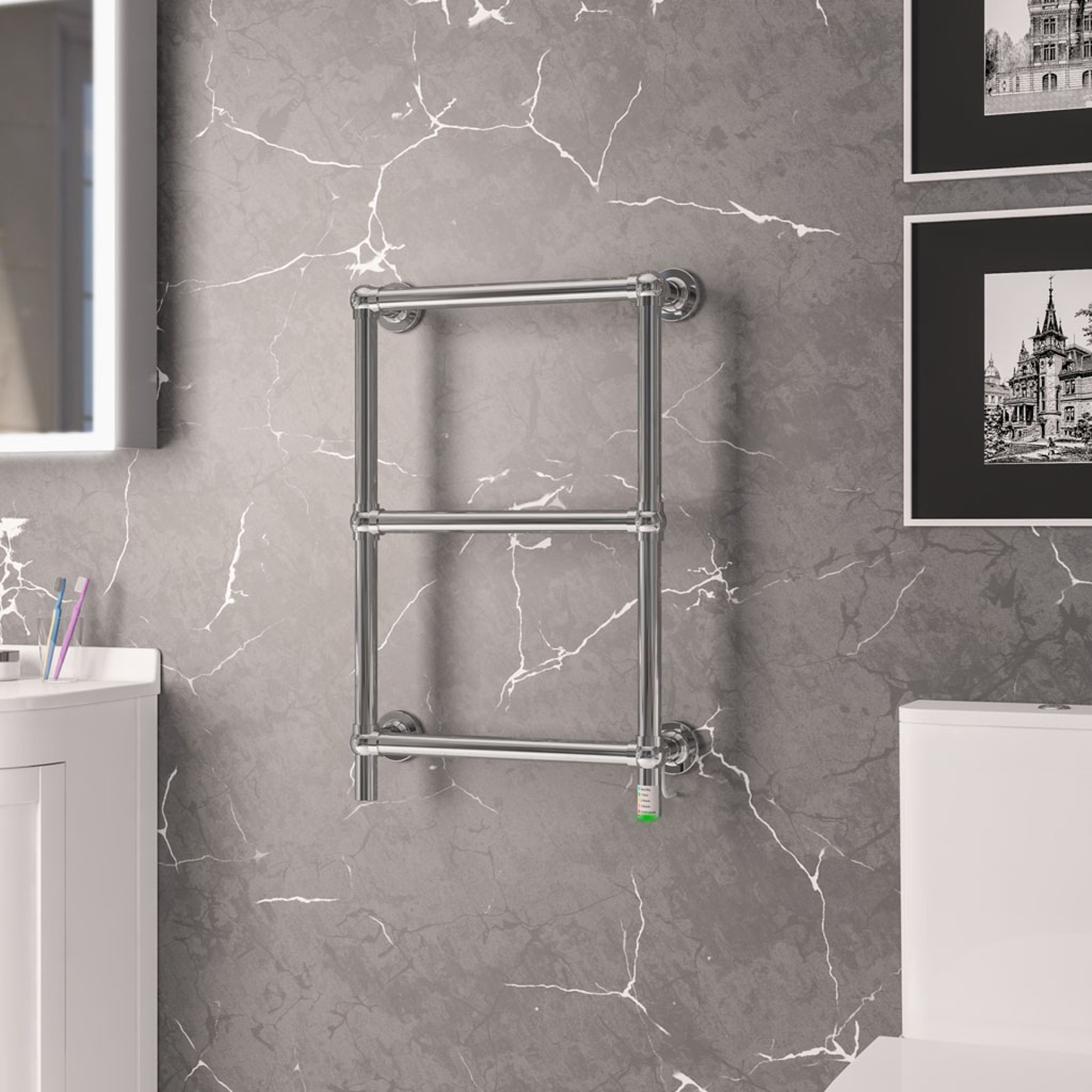 Kennet Dry Element Towel Rail 700 x 500mm - Chrome-1