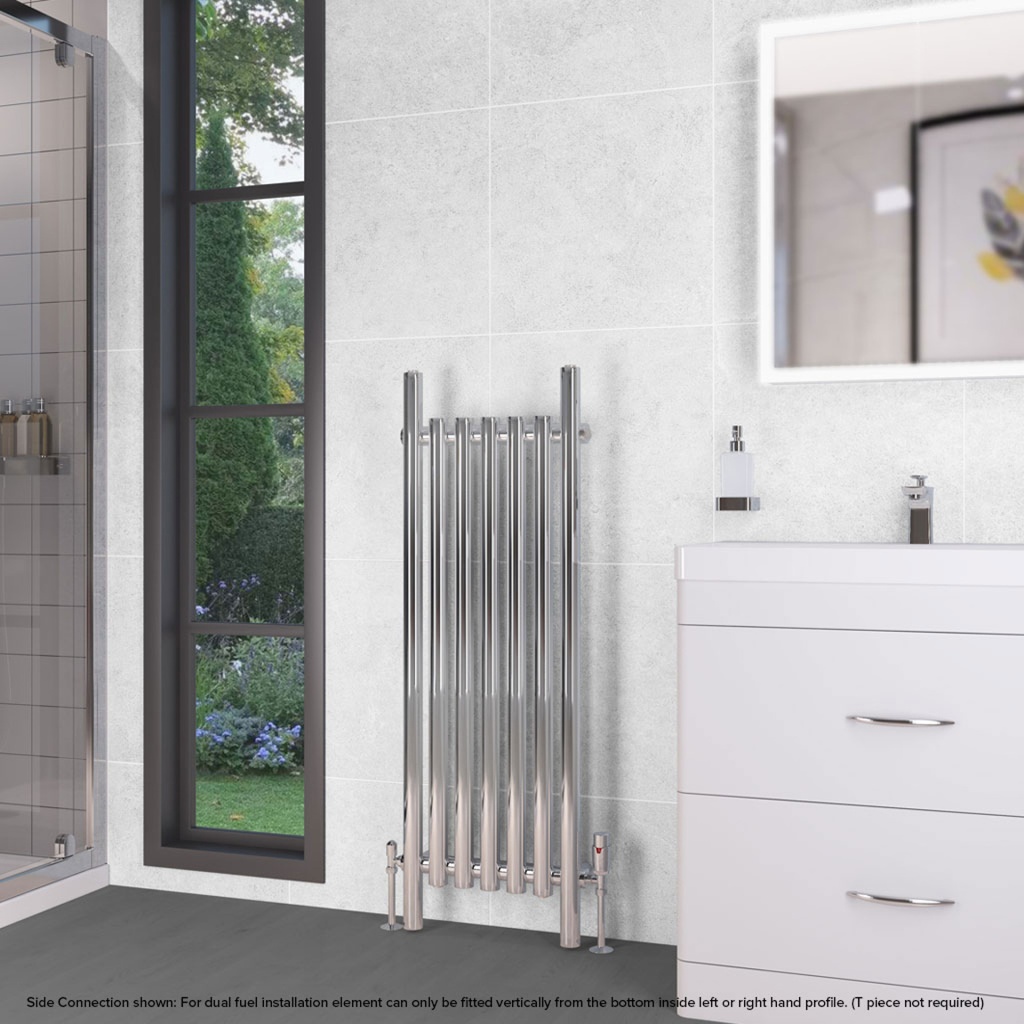 Lambourne 1200 x 420 Radiator - Chrome-1