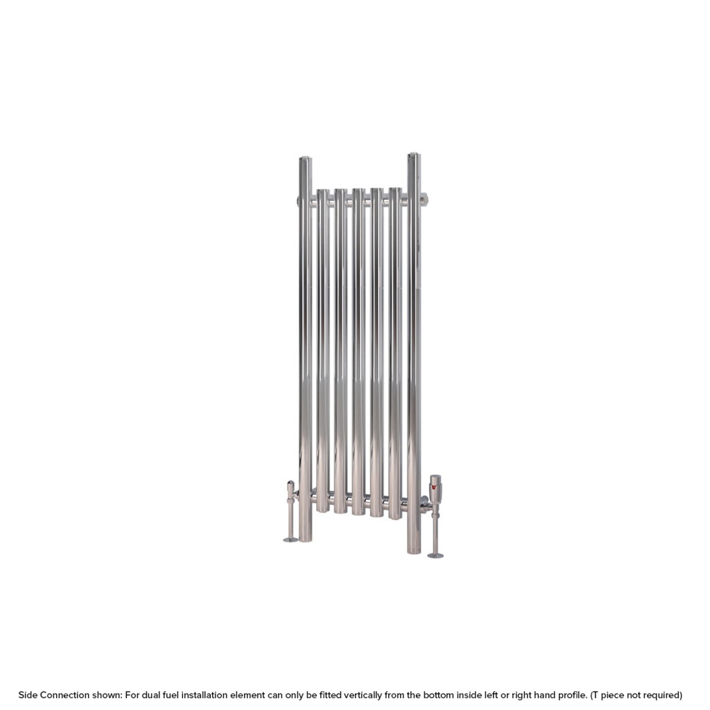 Lambourne 1200 x 420 Radiator - Chrome-2