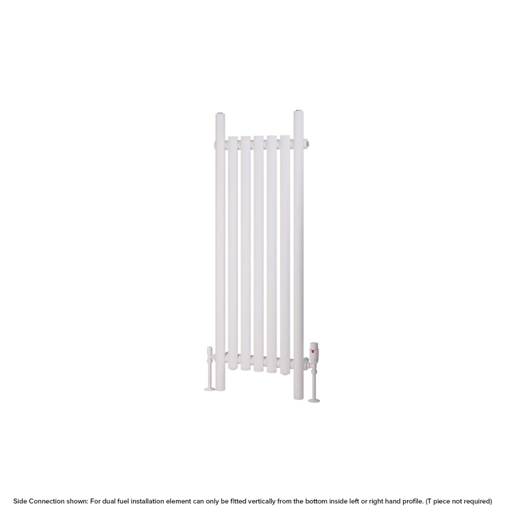 Lambourne 1200 x 420 Radiator - Matt White-2