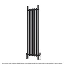 Lambourne 1800 x 420 Radiator - Matt Black-2