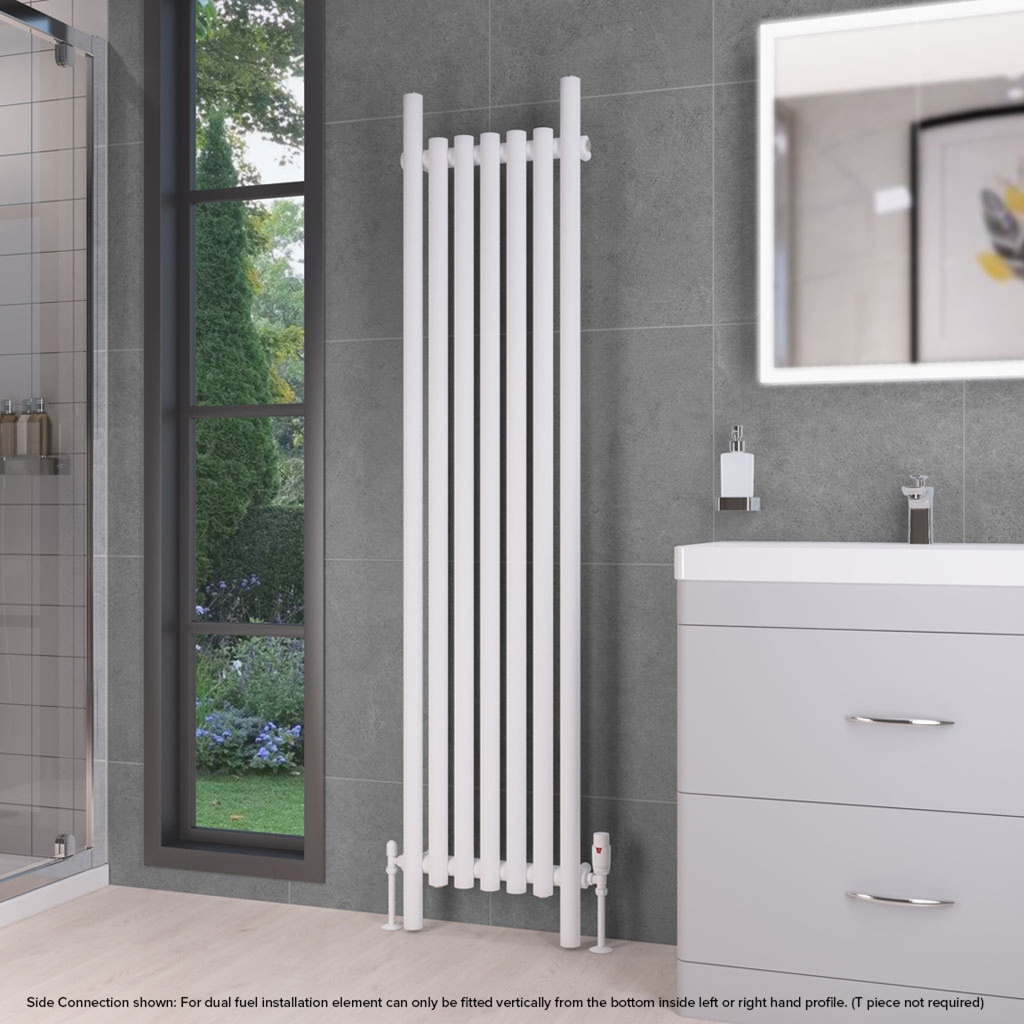 Lambourne 1800 x 420 Radiator - Matt White-1