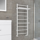 Launton Designer Towel Rail 1200 x 500mm - Matt White-2