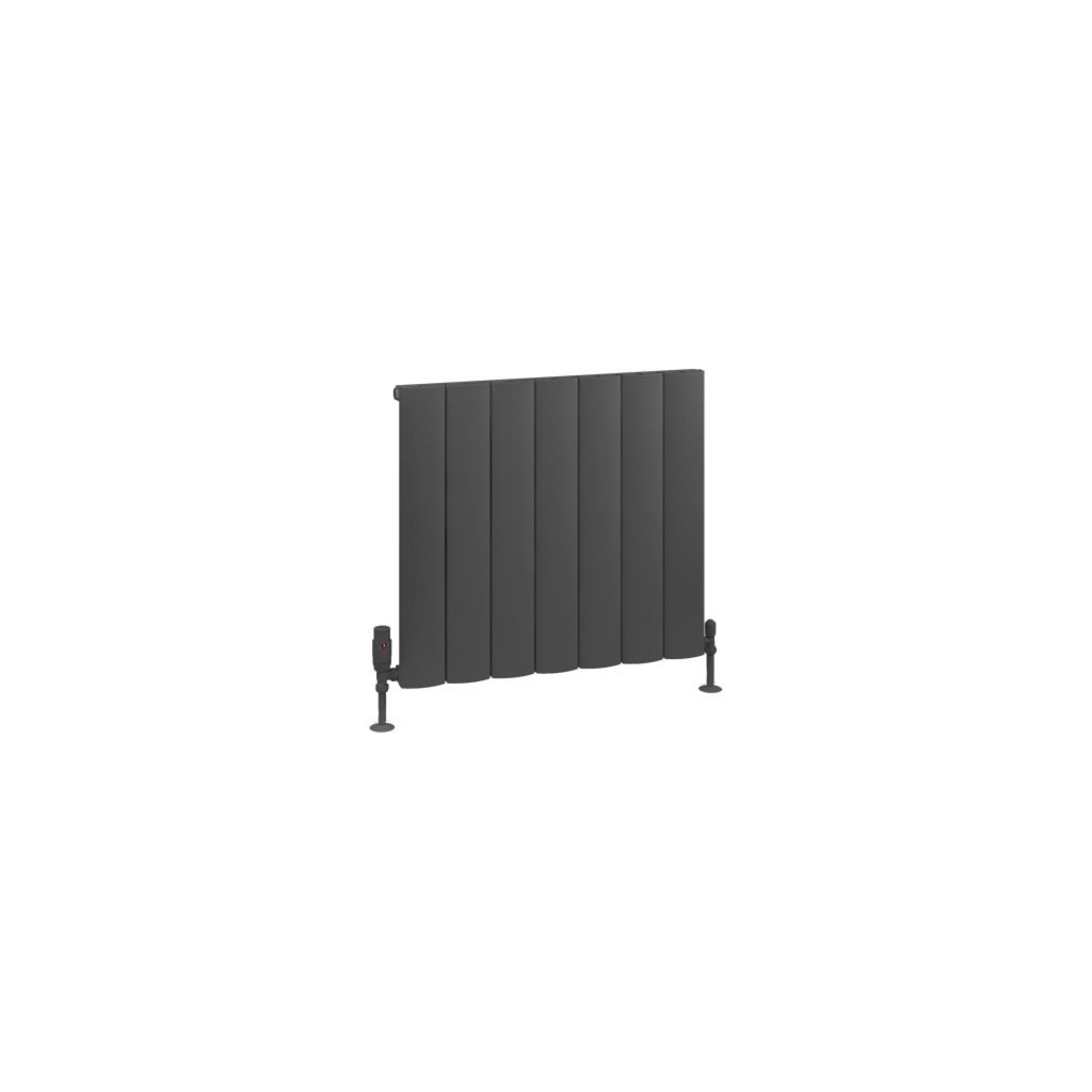 Tordino 600 x 660mm Aluminium Radiator - Matt Anthracite-1