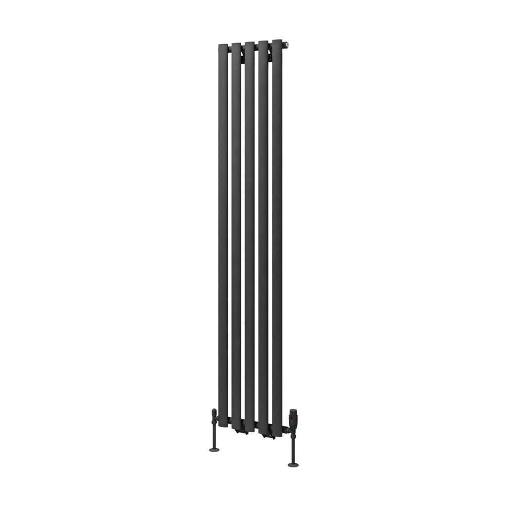 Tunstall 1800 x 350mm Radiator - Matt Anthracite-1