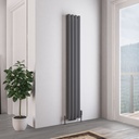 Tunstall Double 1800 x 280mm Radiator - Matt Anthracite-1